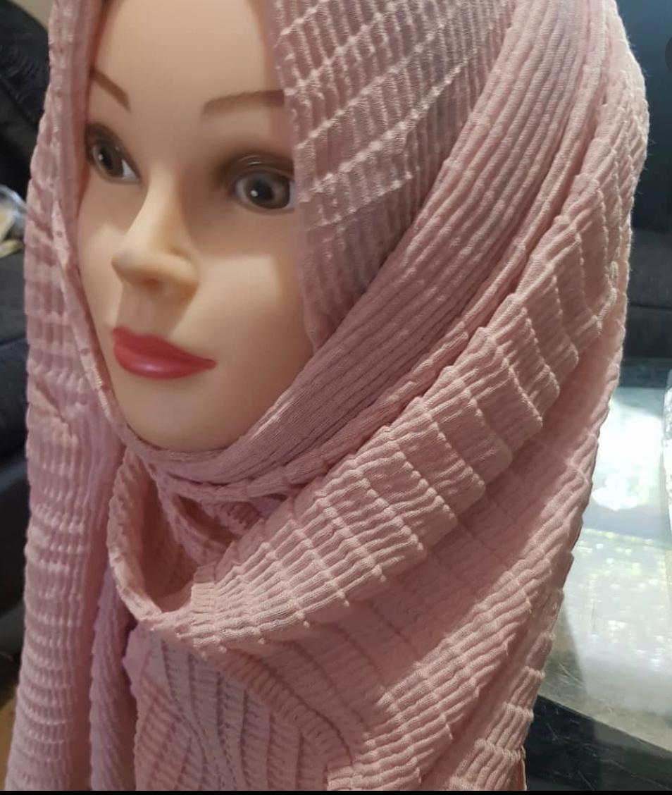 Modest co-ord set styled with silk hijab